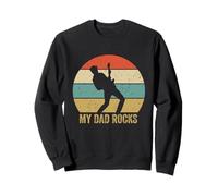 My Dad Rocks Vintage Guitar Daddy - Divertido Día del Padre para niños Sudadera