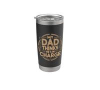 My Dad Thinks He's In Charge Vaso térmico de acero inoxidable de doble pared