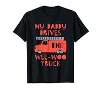My Daddy Drives The Wee-Woo Truck Orgulloso niño de Primeros Auxilios Camiseta