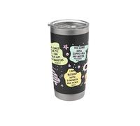My Daily Bible Affirmation Christian Faith Vaso térmico de acero inoxidable de doble pared