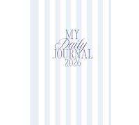 My Daily Journal: Aesthetic Lined Notebook for Women | Minimal Blue Stripes, Cute & Simple Writing Journal, 110 Pages, 6x9: Pretty Everyday Notebook ... & Journaling - Elegant Pastel Design