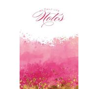 My Daily Life Notes - Notizbuch A5 kariert und blanko - Pink Gold Aquarell Design: A5 | Kariert und blanko | 120 Seiten | Softcover | Journal, Schreibheft, Tagebuch, Planer, Notizheft