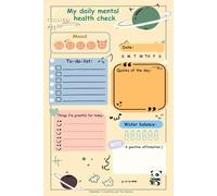 My daily mental health check book/ 94 pages/ for 3month journal/ Colour Edition: Colour edition