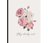 My Daily Notebook - 8.5 x 11 inch, 100 page | For Women & Girls: This elegant and simple daily notebook is specially designed for women and girls who love to write, plan, and capture memories.