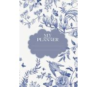 My Daily Planner: Blue Sky Floral Edition: Undated Aesthetic Life Organizer for Women with Skincare and Meal Tracker