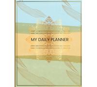 My Daily Planner Pad, Daily Planner, Weekly Planner, To-Do List, Daily Highlight, Black And White, 140 Pages