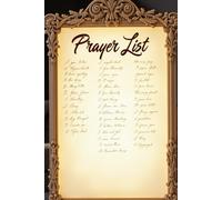 My Daily Prayer List Notebook For Recording Prayers, Faith Goals, Blessings And Reflections On Spiritual Growth