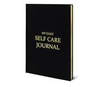 My Daily Self Care Journal: escritura reflectante guiada con indicaciones de atención plena, rastreador de positividad y ejercicios de felicidad, para mujeres y hombres (negro)