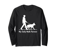 My Daily Walk Partner German Shepherd Owner Manga Larga