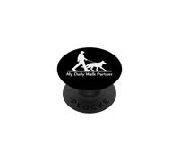 My Daily Walk Partner German Shepherd Owner PopSockets PopGrip Adhesivo