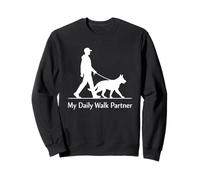 My Daily Walk Partner German Shepherd Owner Sudadera