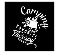 My Dark Secret of Camping Outdoor Car Window Body Side Stickers para parachoques (Plata, 40 x 43,1 cm)