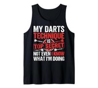 My Darts Technique Is Top Secret Camiseta sin Mangas
