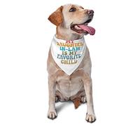 My Daughter in Law is My Favourite Child Spring Dog Bandanas Boy Bulk Puppy Pañuelo Ajustable Triángulo Suave Baberos Accesorios para Perros Pequeños Medianos Grandes Gatos Blanco