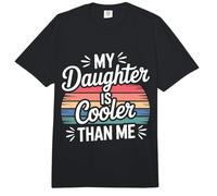 My Daughter Is Cooler Than Me Orgullosa Madre de Familia Comfort Colors Adult Heavyweight T-Shirt