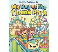 My Day at the Theme Park: A Magical Travel Coloring Book for Kids