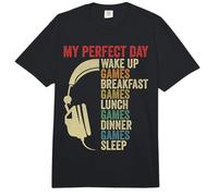 My Day Gamer Wake Up Gaming Videojuegos Boy Gamer Comfort Colors Adult Heavyweight T-Shirt