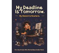 My Deadline Is Tomorrow. My Sketch Is Nowhere.: For the Artist Who Works Best Under Panic | A Funny Dot Grid Notebook for Illustrators, Digital Artists & Creative Freelancers