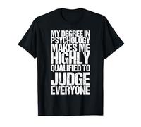 My Degree In Psychology Shirt Funny Psychologist Psychology Camiseta