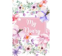 My Diary: A Beautiful Floral Dot Grid Journal with 110 Dated Pages for Daily Thoughts, Reflections, and Creative Writing