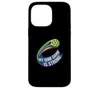 My Dink Game Is Strong Pickleball Player Design Carcasa para iPhone 14 Pro MAX