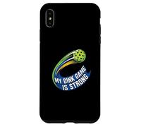 My Dink Game Is Strong Pickleball Player Design Carcasa para iPhone XS MAX
