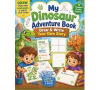 MY DINOSAUR ADVENTURE BOOK: Write & Draw Your Own Prehistoric Tales (Kids Write & Draw Storybook Series)