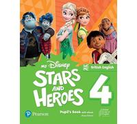 Pearson Education – My Disney Stars and Heroes Nivel 4 Libro del Alumno con eBo – Edición Británica