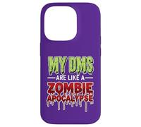 My DMS Are Like a Zombie Apocalypse - Funny Viral Social Med Carcasa para iPhone 14 Pro