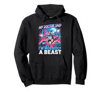My Doctor Said I'm Morbidly A Beast Cyber Raccoon Sudadera con Capucha