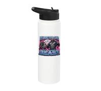 My Doctor Said I'm Morbidly A Beast Funny Werewolf Meme Stainless Steel Insulated Water Bottle