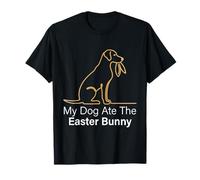 My Dog ate Easter Bunny Perro Conejo de Pascua Divertido Camiseta