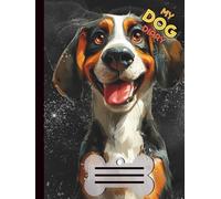 My Dog Diary - 120 Seiten liniert, 8,25 x 11 Zoll - Motiv American Foxhound: Tagebuch für Hundebesitzer | Erinnerungsbuch | Notizbuch für Training, Spaziergänge & besondere Momente