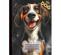 My Dog Diary - 120 Seiten liniert, 8,5 x 11 Zoll - Motiv American Foxhound: Tagebuch für Hundebesitzer | Erinnerungsbuch | Notizbuch für Training, Spaziergänge & besondere Momente