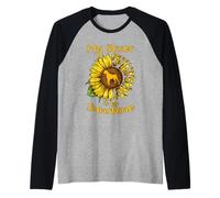 My Dog is My Sunshine Sunflower Boxer Dog Paw Puppy Lover Camiseta Manga Raglan