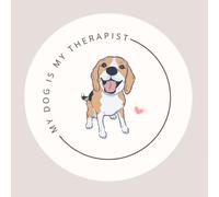 My Dog Is My Therapist: Grid Journal for Dog Lovers, Mental Health Advocates & Everyone in Between