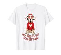 My Dog Is My Valentine - Gafas de Sol con diseño de corazón dálmata Camiseta