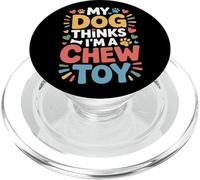 My Dog Thinks I'm A Chew Toy Pet Jokes Fur Companion - PopSockets PopGrip para MagSafe