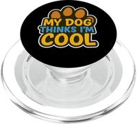 My Dog Thinks In Cool Dog Pata Graffiti Street Art PopSockets PopGrip para MagSafe
