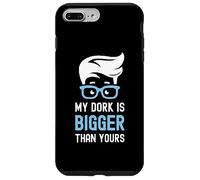 My Dork Is Bigger Than Yours - Gafas inteligentes para nerd, color azul Carcasa para iPhone 7 Plus/8 Plus
