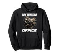 MY Dream Office Soñando con ser piloto de Carreras Fanático del automovilismo Sudadera con Capucha