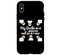 My Ducks Are Absolutely Not in a Row I Don't Have All Duck Carcasa para iPhone X/XS