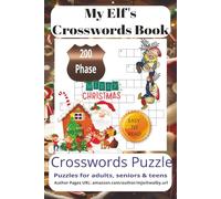 My Elf’s Crossword Book: Crossword Search Puzzle Book with Large, Easy-to-Read Print Featuring My Elf’s Themes, Holiday Fun, College Football Puzzles, ... Gift for Travel, Holidays, and Relaxation.