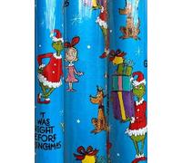 My Elixir of Life 1 rollo de papel de regalo de Navidad Blue Night Before Grinchmas Dr Seuss How The Grinch Stole Christmas de 70 pies cuadrados con calcomanías de Navidad Namaste Goods