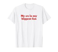 My Ex Is My Biggest Fan Y2k Aesthetic Iconic Slogan Funny Camiseta