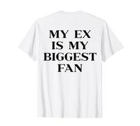 My Ex Is My Biggest Fan Y2k Aesthetic Trendy Slogan Back Camiseta
