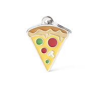 My Family Placa de Identificación para perro Made in Italy, Pizza, Colección Food