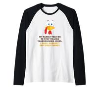 My Family Told Me To Stop Telling Thanksgiving Jokes - Dad Camiseta Manga Raglan
