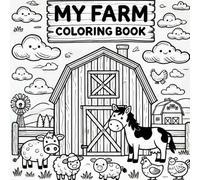 My Farm Coloring Book: Farm Animals Coloring book for children