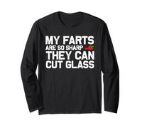 My farts are so sharp they can cut glass pups pedos Manga Larga